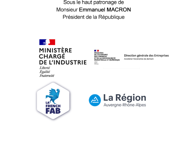 Sous le haut patronage de Monsieur Emmanuel Macron, Président de la Répubique